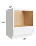 Brilliant White Shaker 30" Microwave Base Cabinet