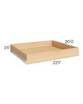 Brilliant White Shaker 27" Roll Out Tray