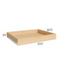 Brilliant White Shaker 30" Roll Out Tray