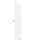 Royal White Shaker 24x96x3/4 Finished Panel