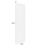 Brilliant White Shaker 24x90 Tall Decorative Door Set