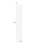Brilliant White Shaker 24x96 Universal Veneered Skin Panel