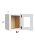 Brilliant White Shaker 12x15 Decorative Wall Cabinet