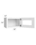 Brilliant White Shaker 18x12 Decorative Wall Cabinet