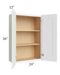 Royal White Shaker 24x36 Wall Cabinet