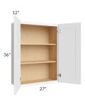 Brilliant White Shaker 27x36 Wall Cabinet