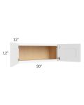 Royal White Shaker 30x12 Wall Cabinet