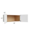 Brilliant White Shaker 30x15x24 Wall Cabinet