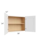 Brilliant White Shaker 30x24 Wall Cabinet