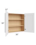 Brilliant White Shaker 30x30 Wall Cabinet