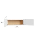 Royal White Shaker 36x12 Wall Cabinet