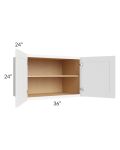 Brilliant White Shaker 36x24x24 Wall Cabinet