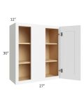 Brilliant White Shaker 27x30 Wall Blind Cabinet