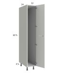 Harbor White 12x71-1/4 Open Utility Cabinet with 1 Door