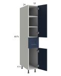 Harbor Navy 12x71-1/4 Utility Cabinet with 2 Doors and 1 Drawer