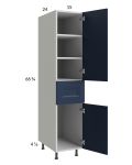 Harbor Navy 15x71-1/4 Utility Cabinet with 2 Doors and 1 Drawer