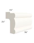 Signature Vanilla Glaze 96" Light Rail Molding