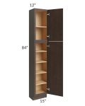 Vienna Kona Brown 15x12x84 Pantry Cabinet 