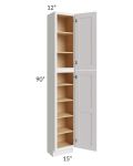 Tuscan Cloud 15x12x90 Pantry Cabinet
