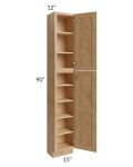 Midtown Timber Shaker 15x12x90 Pantry Cabinet