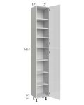 Milan White Gloss 15x13x96 Pantry Cabinet (13" depth)