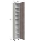 Milan Hazel 15x13x96 Pantry Cabinet (13" depth)