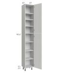 Milan Cream 15x13x96 Pantry Cabinet (13" depth)