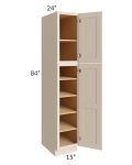 Midtown Cream Shaker 15x24x84 Pantry Cabinet