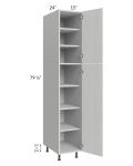 Milan Cream 15x24x84 Pantry Cabinet (24" depth)
