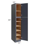Vienna Indigo 15x24x84 Pantry Cabinet