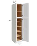 Salem White 15x24x84 Pantry Cabinet