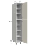 Milan Beige Matte 15x24x90 Pantry Cabinet (24" depth)