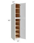 Salem White 15x24x90 Pantry Cabinet