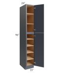 Vienna Indigo 15x24x96 Pantry Cabinet
