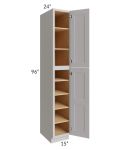 Salem Light Grey 15x24x96 Pantry Cabinet