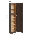 Tuscan Kona Brown 18x12x84 Pantry Cabinet 