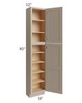 Tuscan Oyster 18x12x90 Pantry Cabinet 