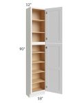 Midtown White Shaker 18x12x90 Pantry Cabinet 