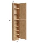 Tuscan Timber 18x12x96 Pantry Cabinet 