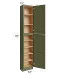 Midtown Hunter Green Shaker 18x12x96 Pantry Cabinet 