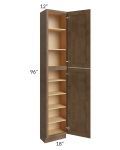 Midtown Mocha Shaker 18x12x96 Pantry Cabinet 