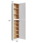 Union White 18x12x96 Pantry Cabinet 