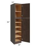 Tuscan Kona Brown 18x24x84 Pantry Cabinet
