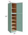 Midtown Mint Green Shaker 18x24x84 Pantry Cabinet
