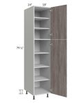 Milan Hazel 18x24x84 Pantry Cabinet (24" depth)