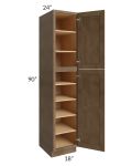 Midtown Mocha Shaker 18x24x90 Pantry Cabinet
