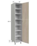 Milan Natural 18x24x90 Pantry Cabinet (24" depth)