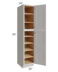 Salem Light Grey 18x24x90 Pantry Cabinet