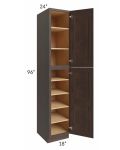 Tuscan Kona Brown 18x24x96 Pantry Cabinet