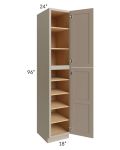 Tuscan Oyster 18x24x96 Pantry Cabinet